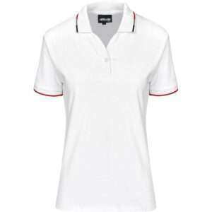 Ladies Ash Golf Shirt - White