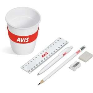 Altitude Caddypop Stationery Set - Red