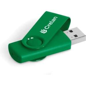 Axis Gyro Flash Drive - 16GB - Green