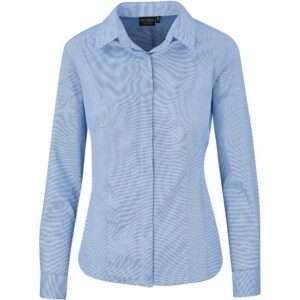 Ladies Long Sleeve Taylor Shirt - Blue
