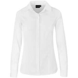 Ladies Long Sleeve Taylor Shirt - White