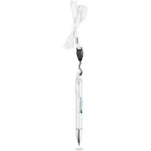 Altitude Nova Neck Ball Pen - Solid White