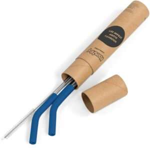 Kooshty Slurp Straw Set - Navy
