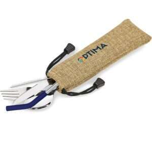 Kooshty Safari Cutlery & Straw Set - Navy