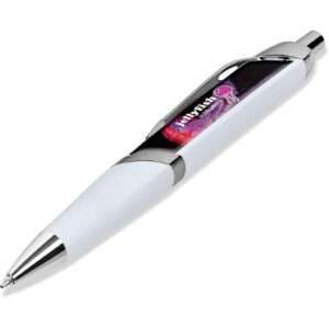Quinn Dome Ball Pen - Solid White