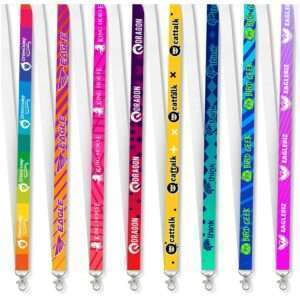 Altitude Snap Hook Clip Single-Sided Sublimation Petersham Lanyard